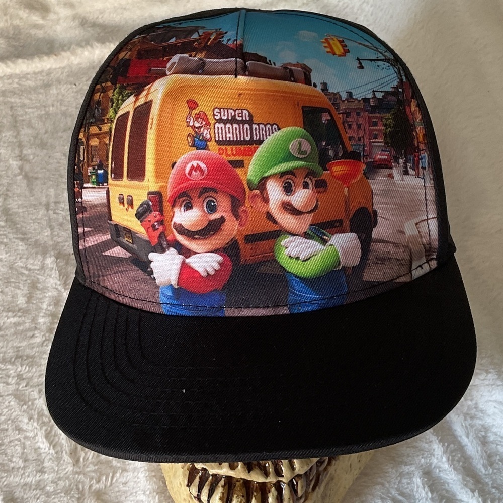 H&M Super Mario Bros Kids Cap - Black and Multicolor